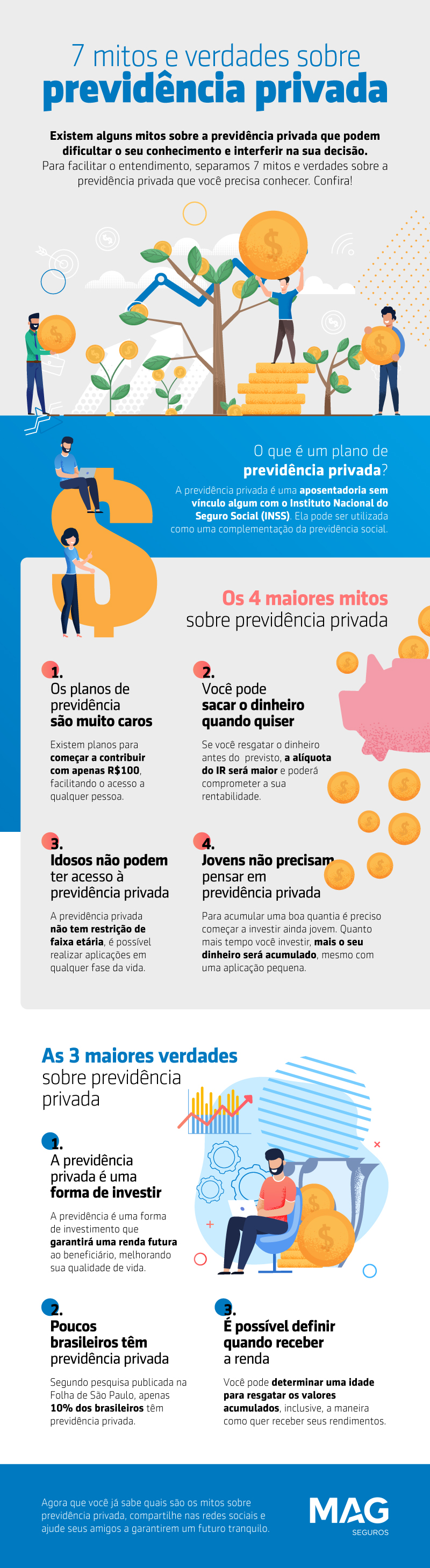 Mitos e verdades previdência privada